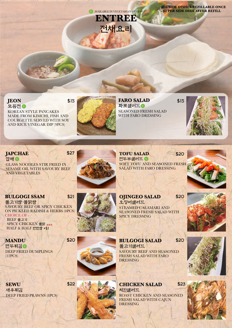 Menu Faro Korean Restaurant-1