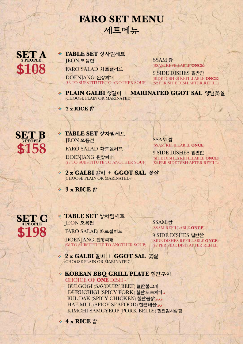 Menu Faro Korean Restaurant-2